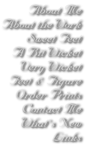 About Me About the Work Sweet Feet A Bit Wicket Very Wicket Feet & Figure Order Prints Contact Me What’s New Links